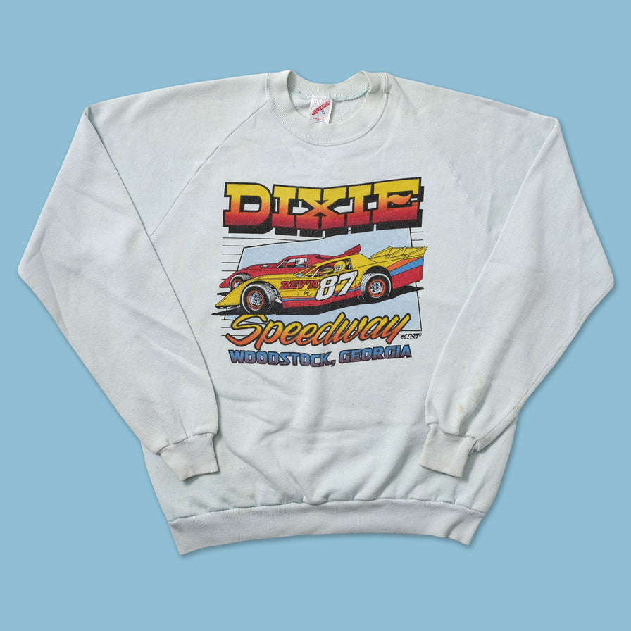 Vintage Dixie Speedway Racing Sweater Medium - Double Double Vintage
