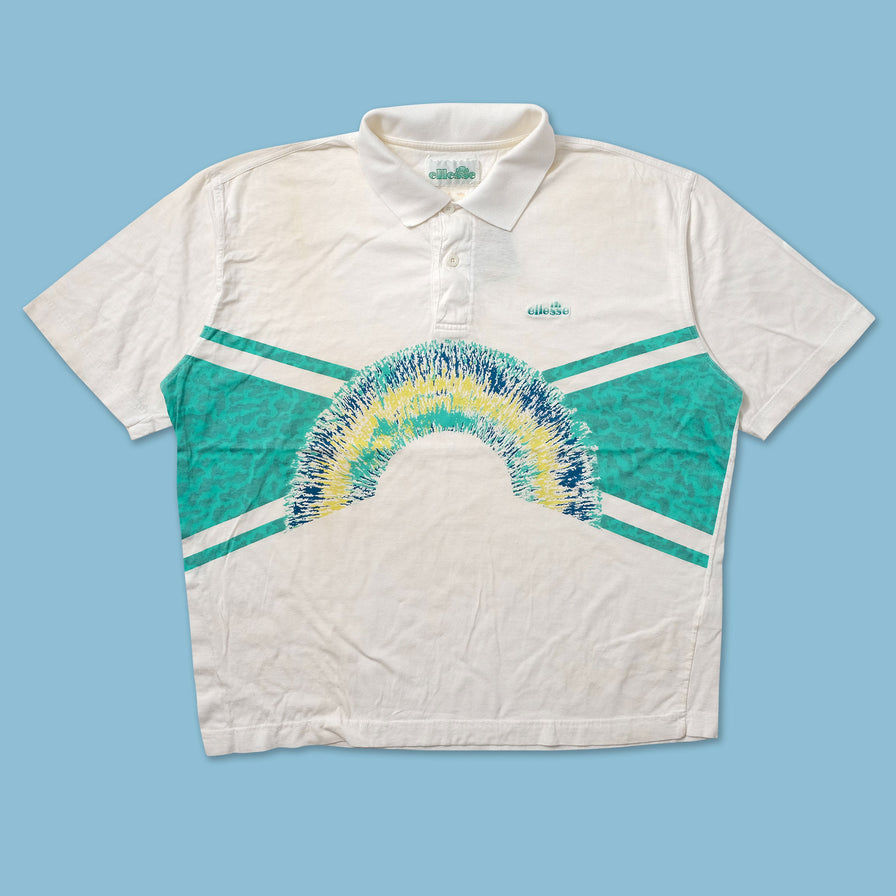Vintage Ellesse Tennis Polo Large - Double Double Vintage