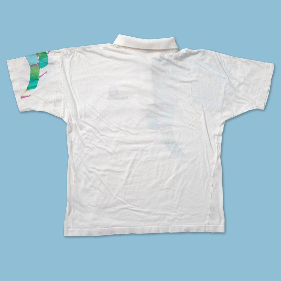 Vintage Sergio Tacchini Tennis Polo Small - Double Double Vintage