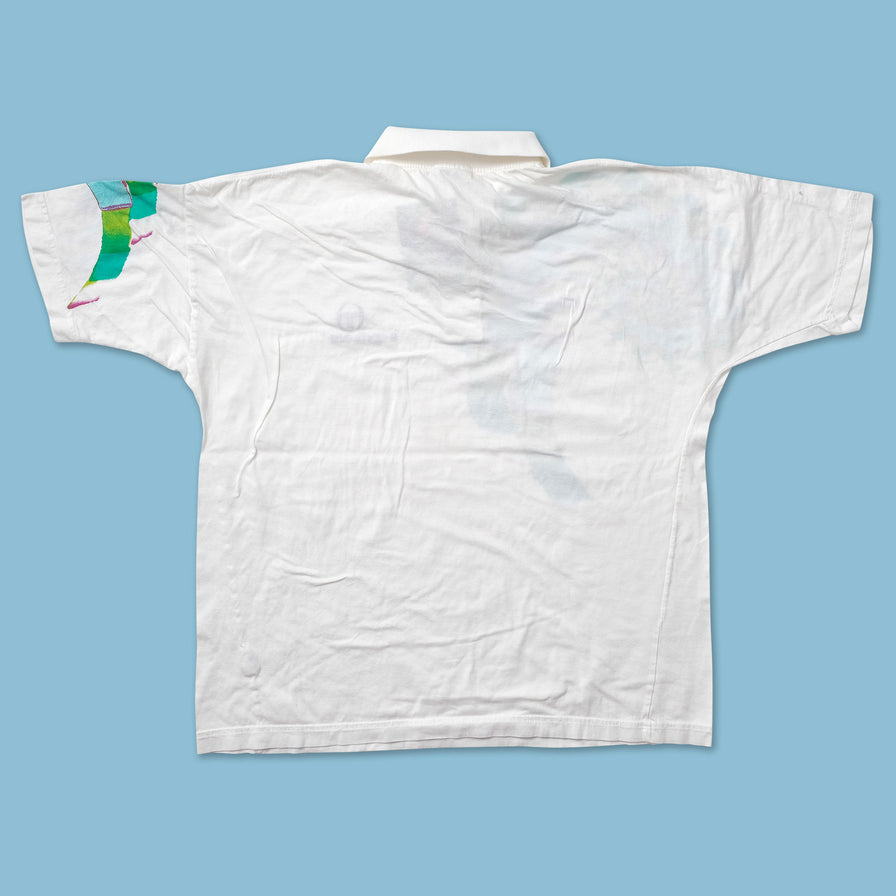 Vintage Sergio Tacchini Tennis Polo Medium - Double Double Vintage