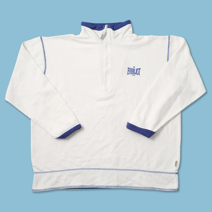 Vintage Everlast Q-Zip-Sweater Large 