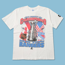 Vintage 1994 Starter New York Rangers T-Shirt Medium 