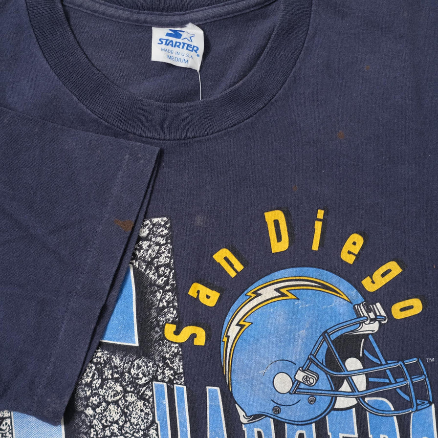 Vintage 1992 Starter San Diego Chargers T-Shirt Medium 