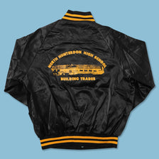 Vintage Satin College Jacket Large 