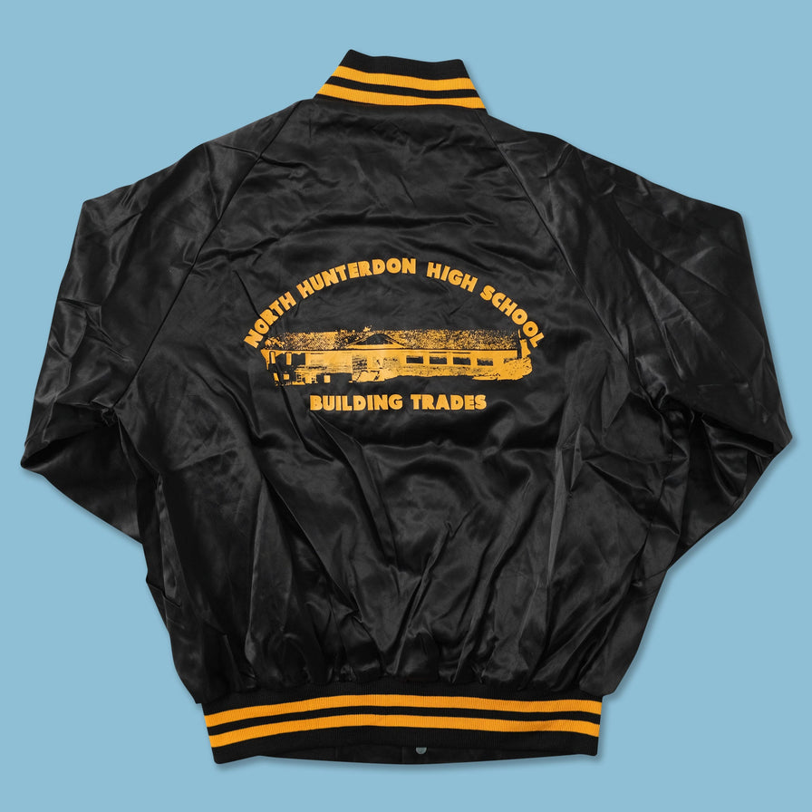 Vintage Satin College Jacket Large 