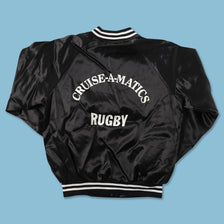Vintage Satin College Jacket Medium 
