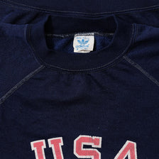 Vintage Women's adidas USA Sweater Small 