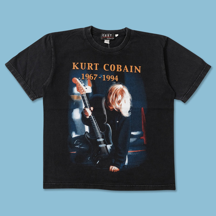 Vintage Women's Kurt Cobain T-Shirt Small
