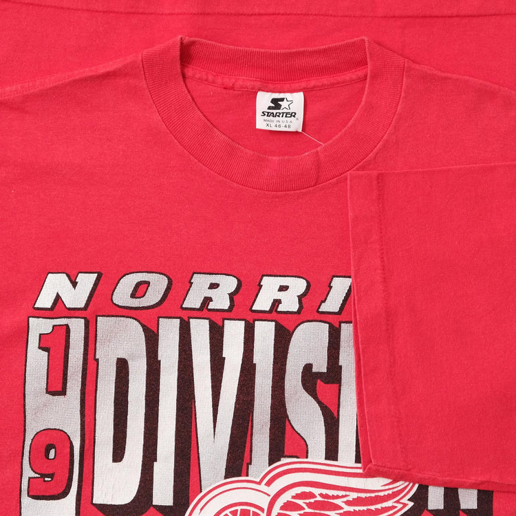 1992 Starter Detroit Red Wings T-Shirt XLarge