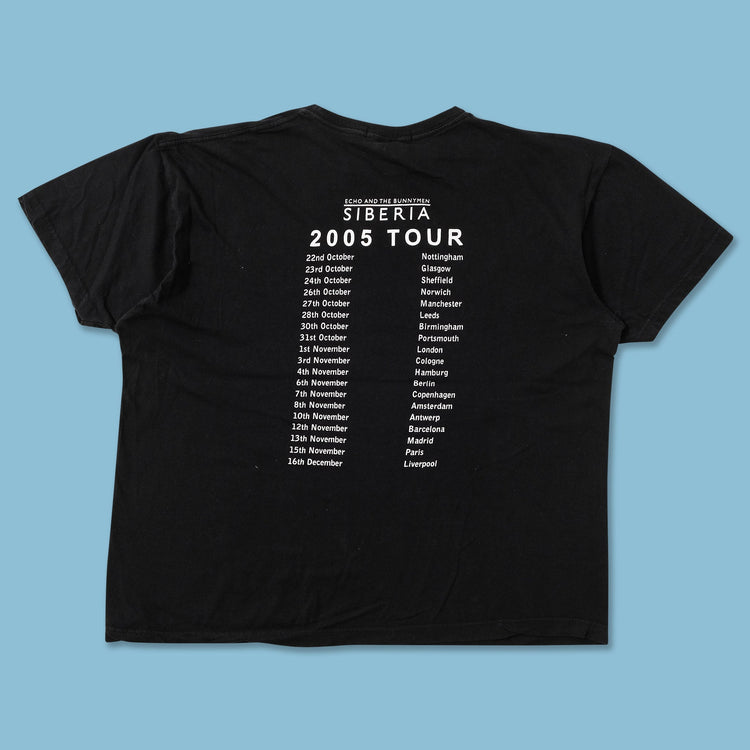 2005 Women's Echo And The Bunnymen Tour T-Shirt Large