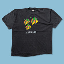 Vintage Maledives T-Shirt Large 