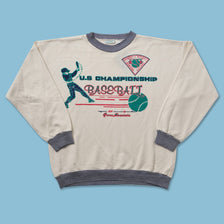 Vintage Baseball Championship Sweater Medium 