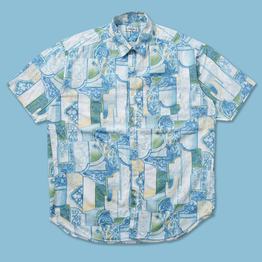 Vintage Pattern Shirt Large 