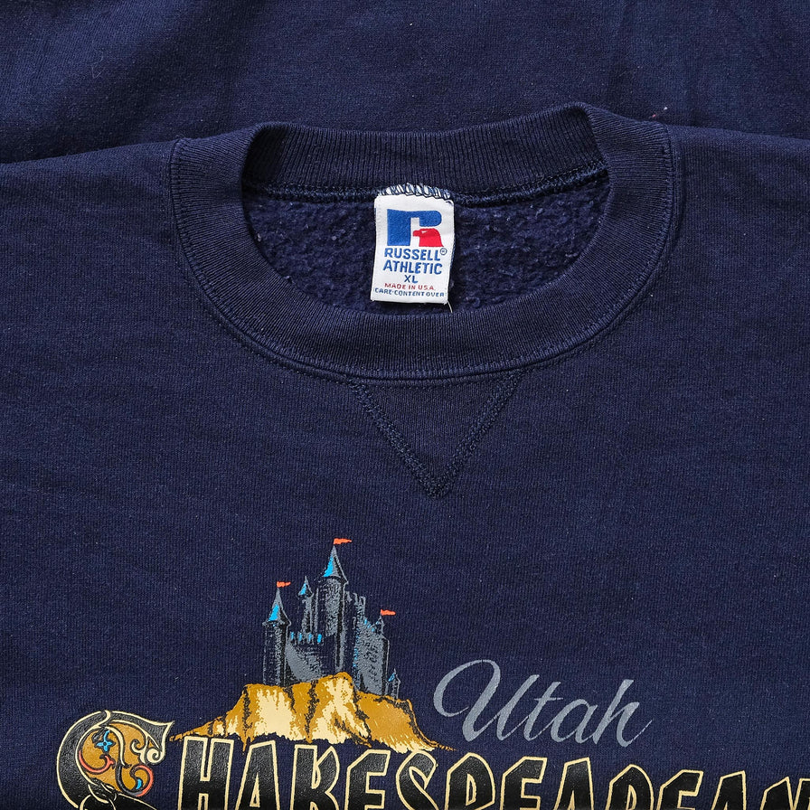 Vintage Russell Athletic Shakespearean Festival Sweater XLarge 