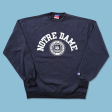 Vintage Champion Notre Dame University Sweater Medium 