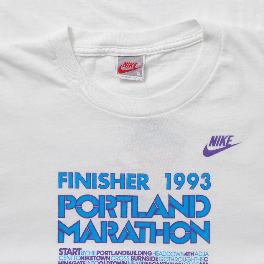 1993 Nike Portland Marathon Longsleeve Large 