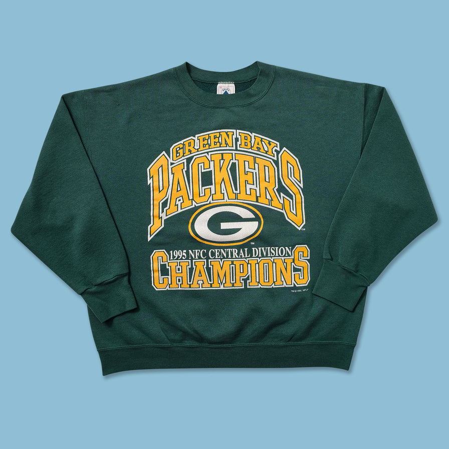 1995 Greenbay Packers Sweater Large - Double Double Vintage