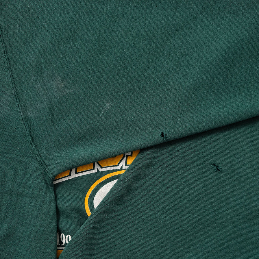 1995 Greenbay Packers Sweater Large - Double Double Vintage