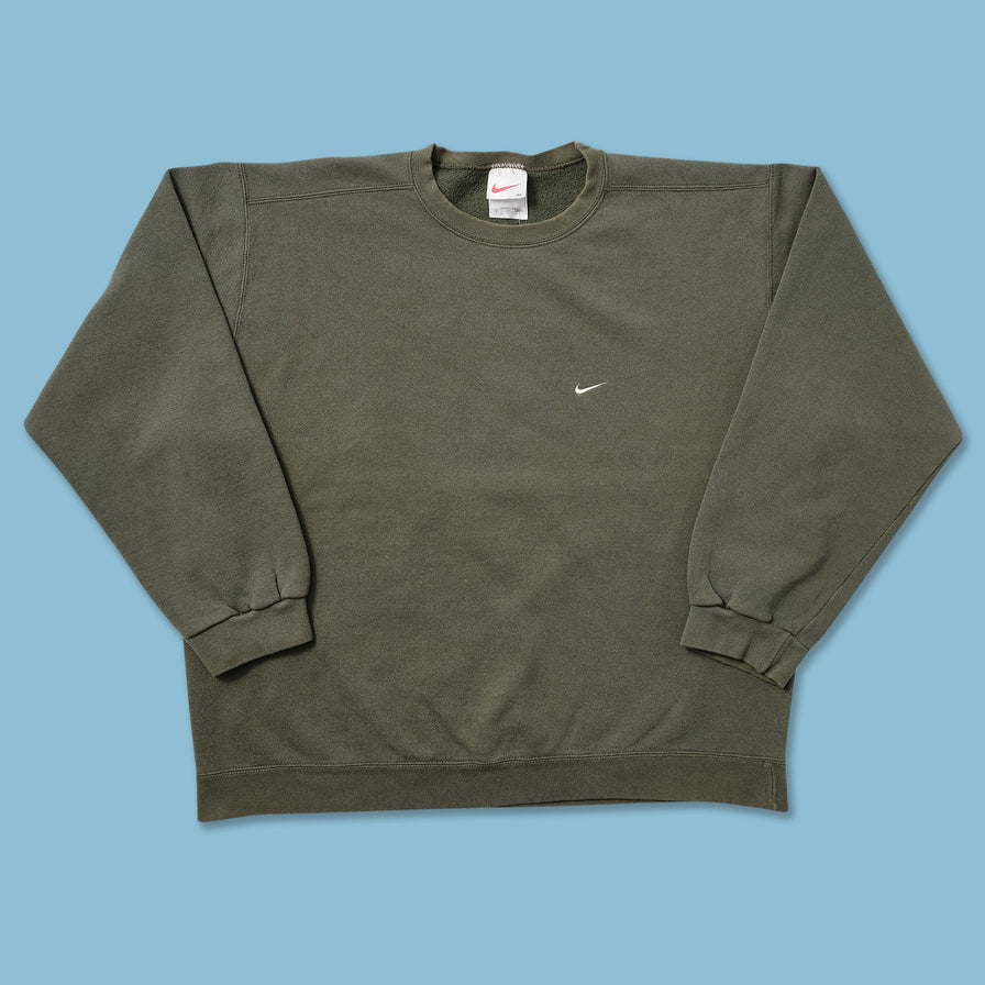 Vintage Nike Mini Swoosh Sweater XLarge - Double Double Vintage