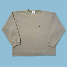 Vintage Nike Mini Swoosh Sweater XLarge - Double Double Vintage