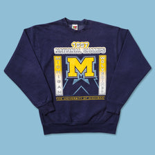 1997 Michigan Wolverines Sweater Medium - Double Double Vintage
