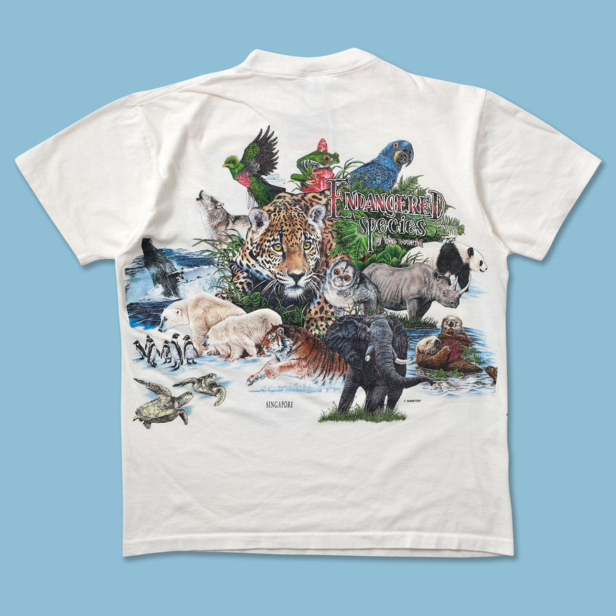 Vintage Endangered Species T-Shirt Medium - Double Double Vintage