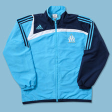 2007 adidas Olympique Marseille Track Jacket Medium - Double Double Vintage