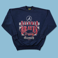 1991 Atlanta Braves Sweater Medium - Double Double Vintage