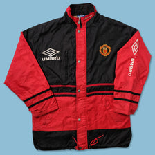 Vintage Umbro Manchester United Padded Jacket Large - Double Double Vintage
