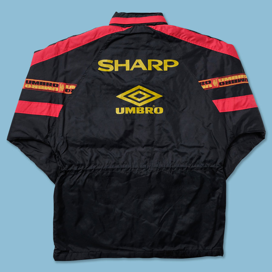 Vintage Umbro Manchester United Padded Jacket Large - Double Double Vintage