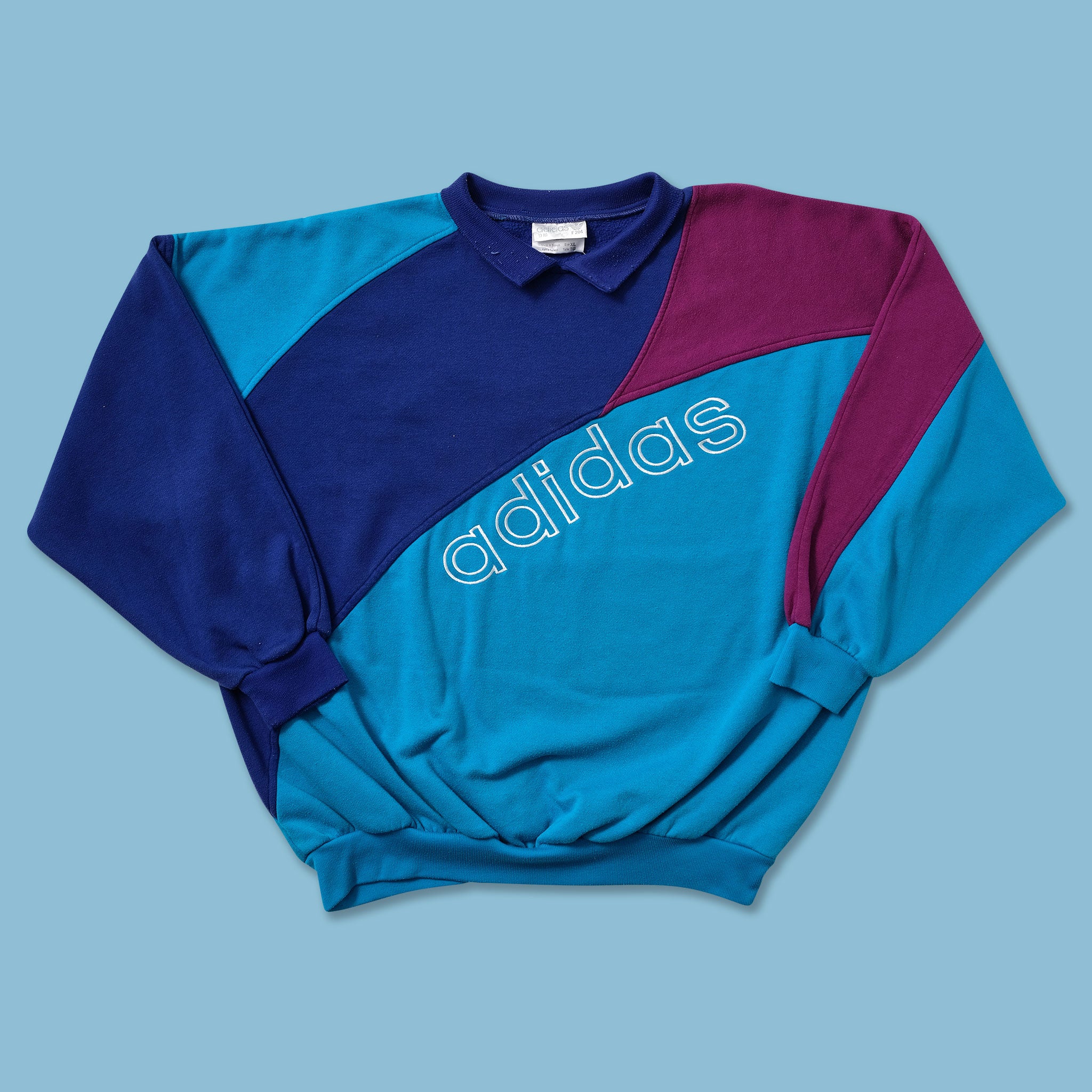 トップス Vintage Adidas Sweatshirt ADIDAS Jumper Vintage Retro Sweatshirt Oldschool Pullover