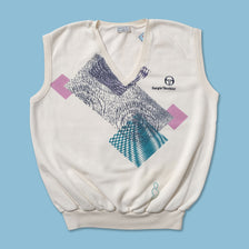 Vintage Sergio Tacchini Sweater Vest Medium - Double Double Vintage
