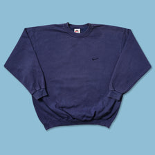 Vintage Nike Mini Swoosh Sweater XLarge - Double Double Vintage