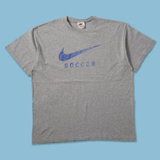 Vintage Nike Soccer T-Shirt Large - Double Double Vintage