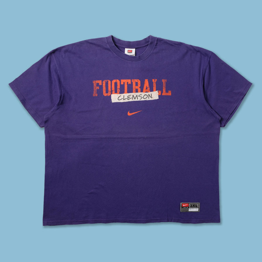 Vintage Nike Clemson Tigers T-Shirt 3XL - Double Double Vintage