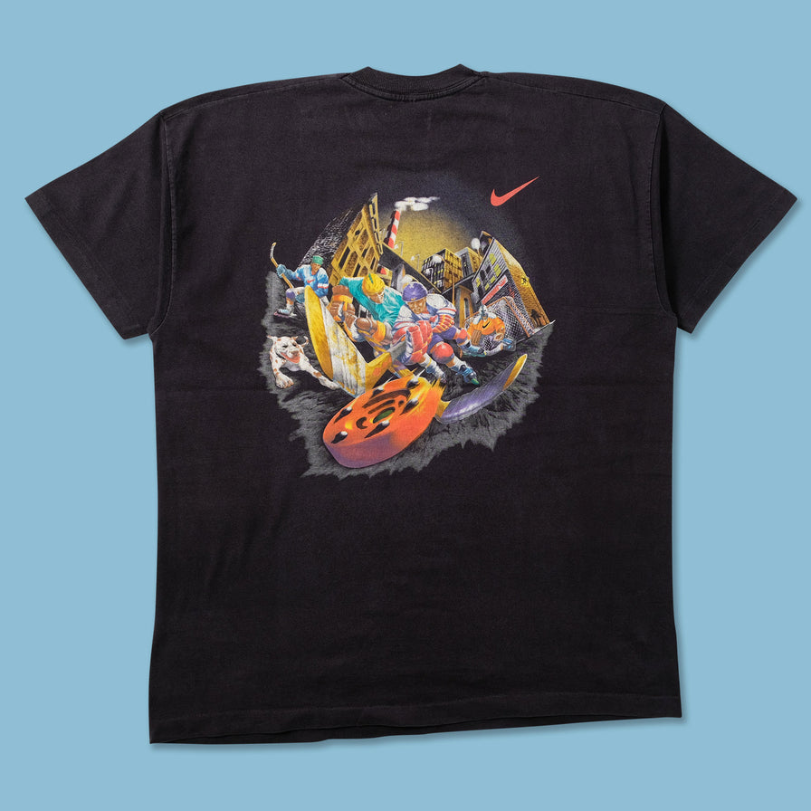 Vintage Nike Street Hockey T-Shirt XLarge - Double Double Vintage