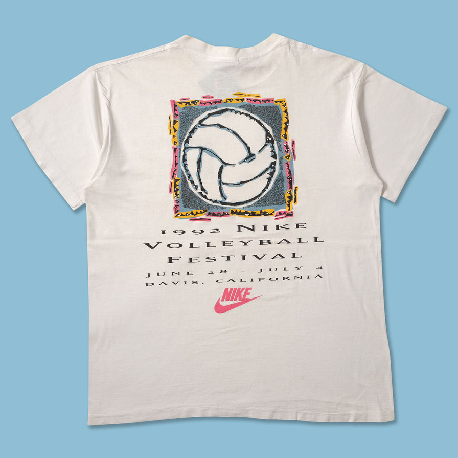 1992 Nike Volleyball T-Shirt Large - Double Double Vintage