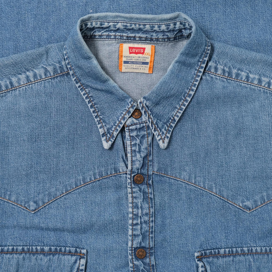 Vintage Levis Denim Shirt XXL 
