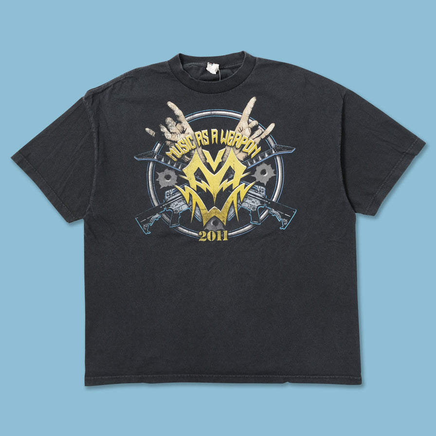2011 Music as a Weapon T-Shirt XLarge 