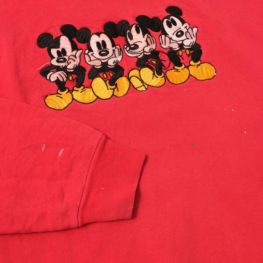 Vintage Mickey Mouse Sweater XLarge 