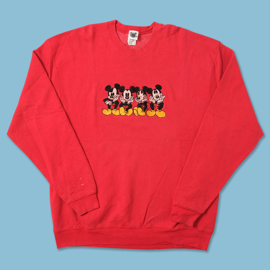 Vintage Mickey Mouse Sweater XLarge 
