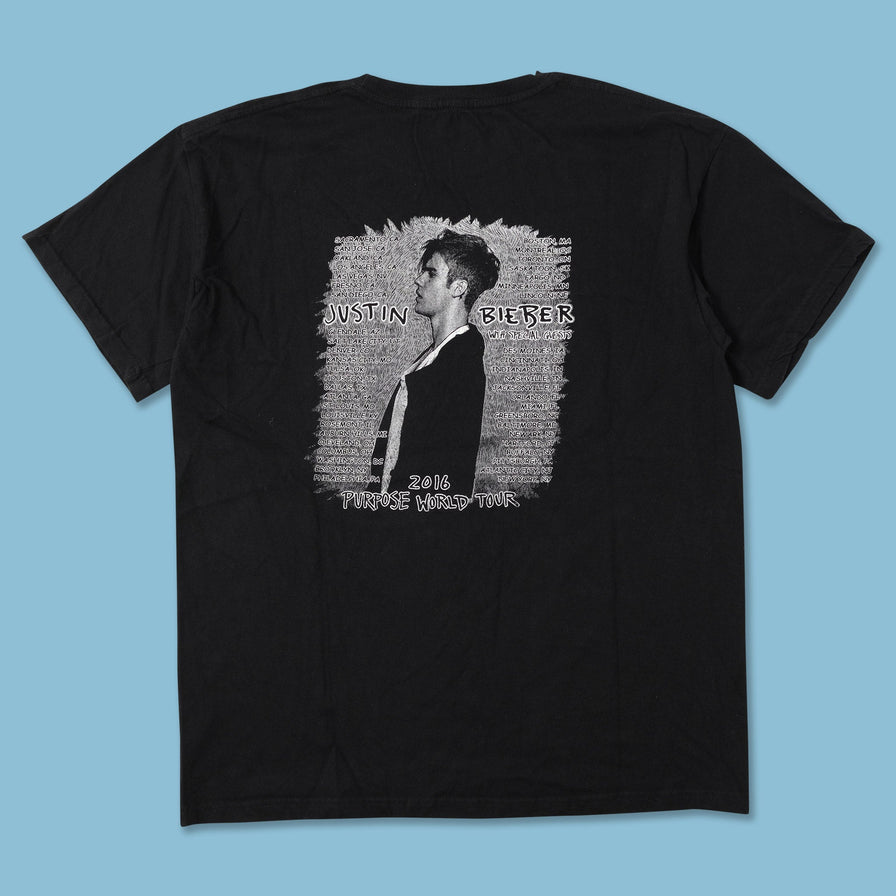 Justin Bieber Purpose Tour T-Shirt Large 