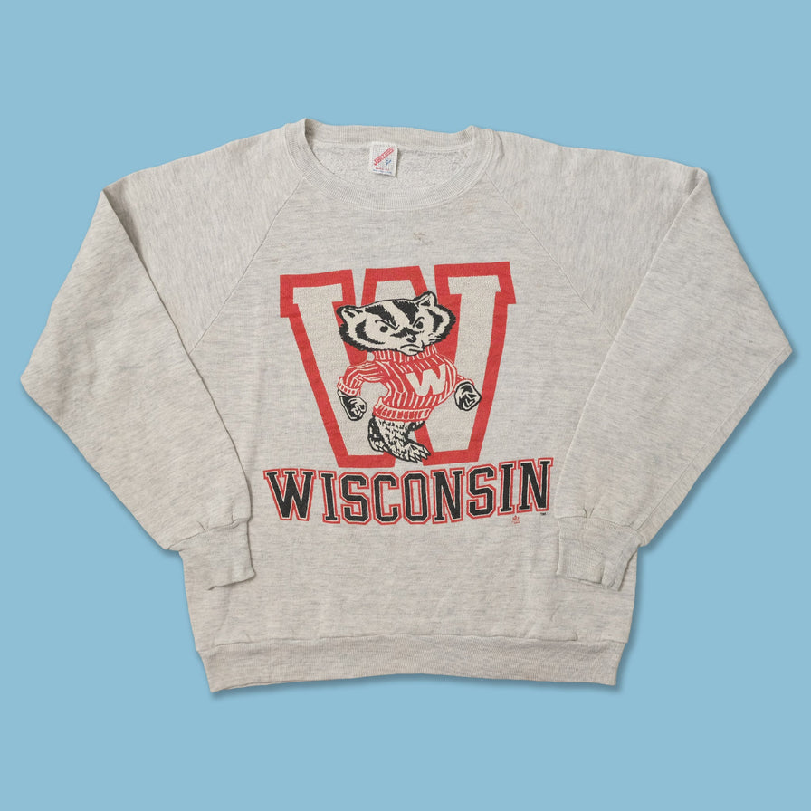Vintage 1988 Wiscosin Badgers Sweater Medium 