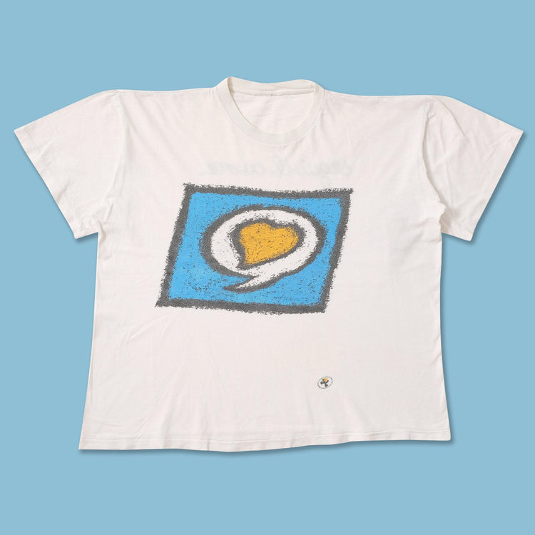 Vintage Women's Heart T-Shirt Large