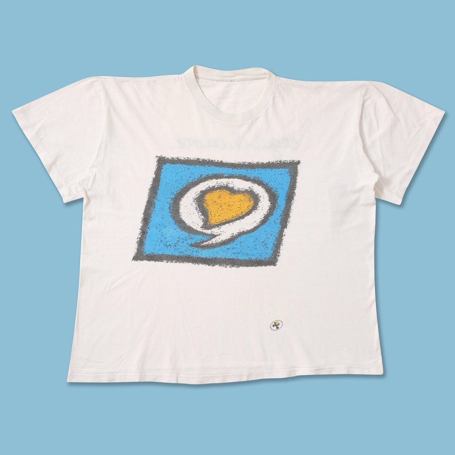 Vintage Women's Heart T-Shirt Large 
