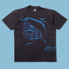 Vintage Dolphins T-Shirt Large 