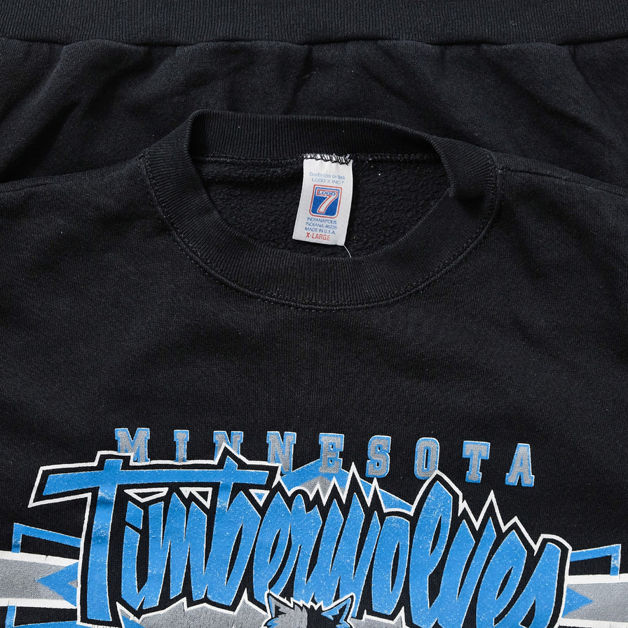 Vintage Minnesota Timberwolves Sweater Large 