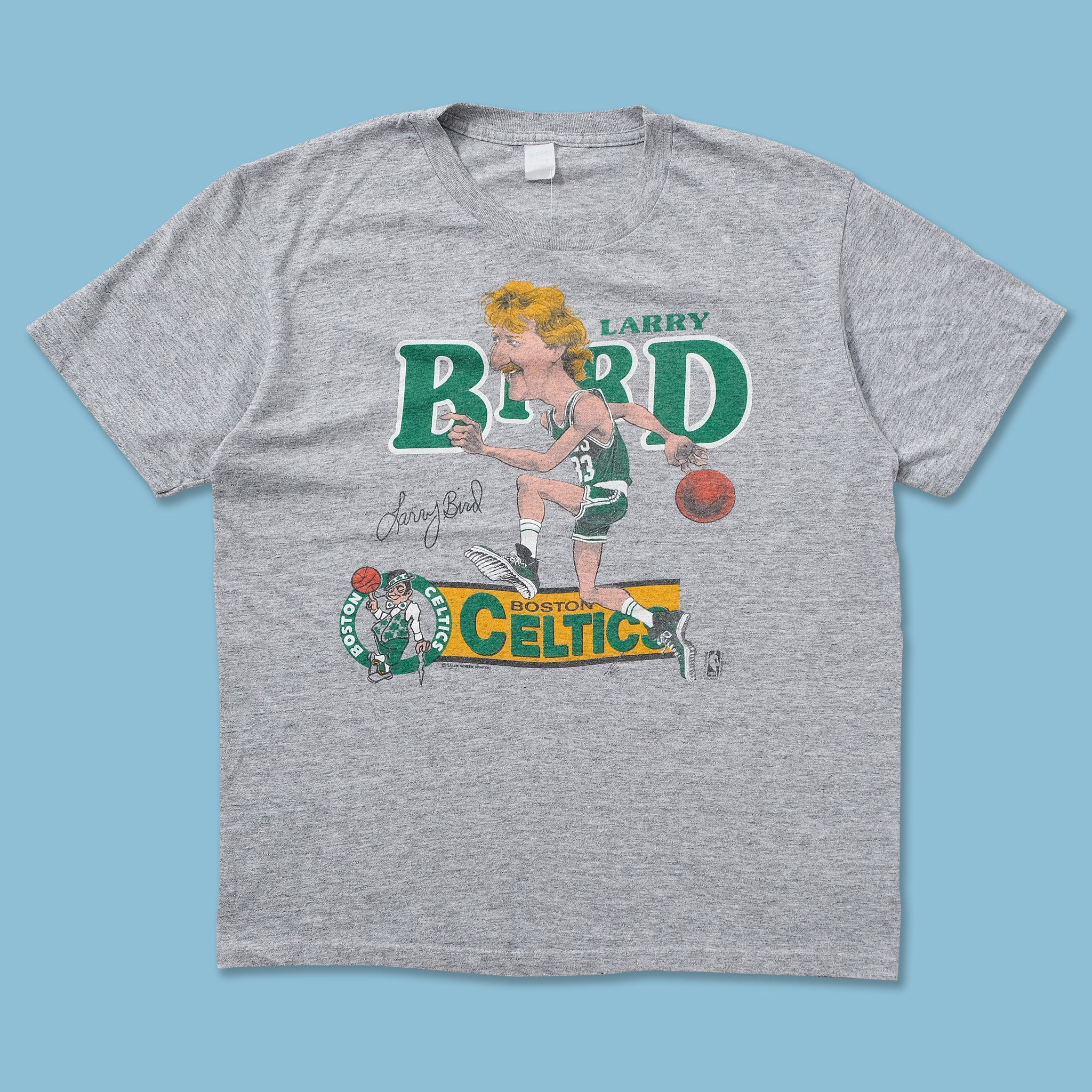 80s Larry Bird T-Shirt Small Double Double Vintage