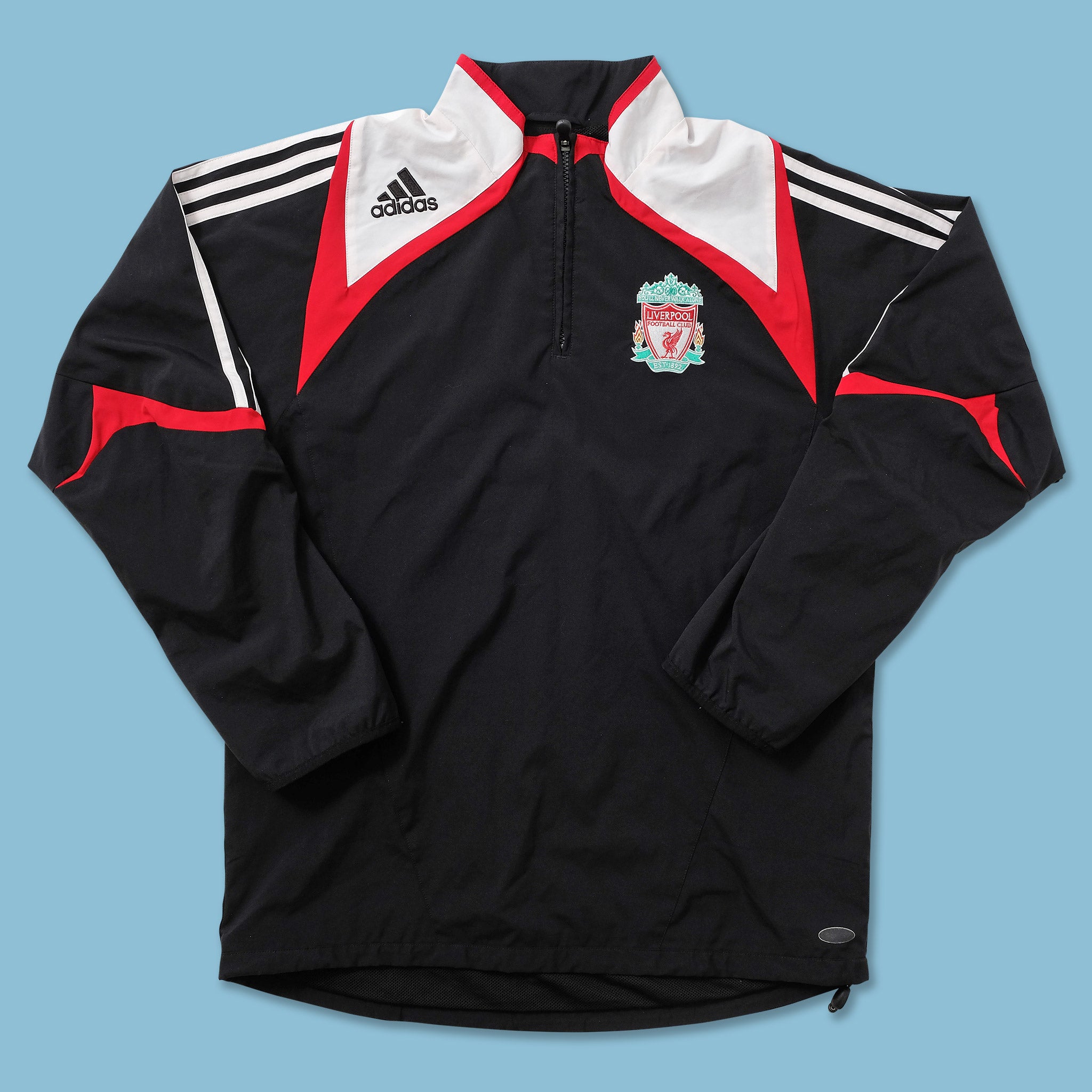 Vintage Liverpool 08/09 Adidas 1/4 Zip Training Jacket | eBay