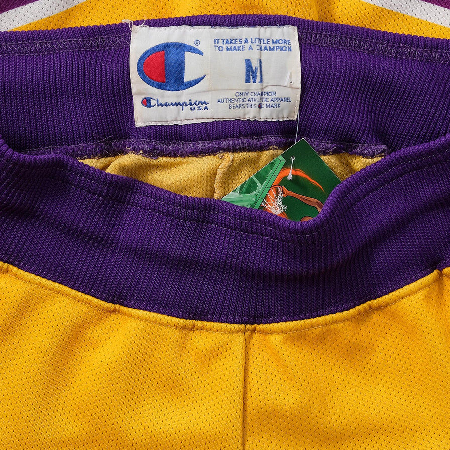 Vintage Champion Los Angeles Lakers Shorts Small 